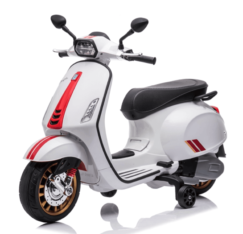 Vespa Sprint 6V Kinderscooter Wit
