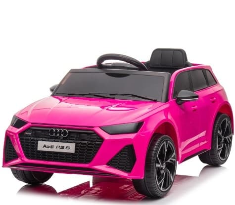 Audi RS6 12V Kinderauto Roze