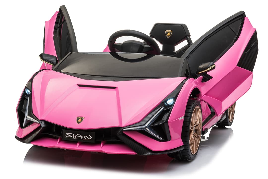 Lamborghini Sian 12V Kinderauto Roze