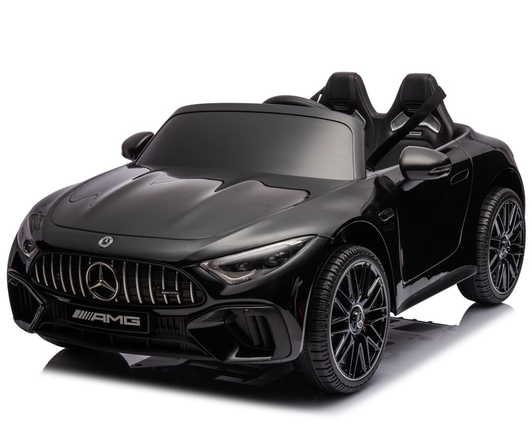 Mercedes SL63 AMG 24V 2-persoons kinderauto Zwart