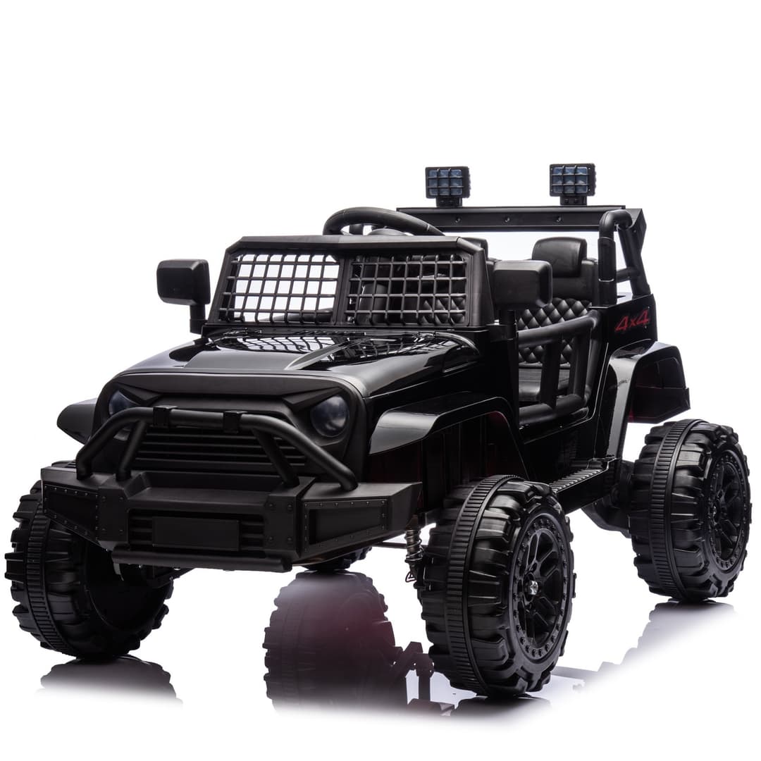 Jeep 12V Kinderauto Zwart