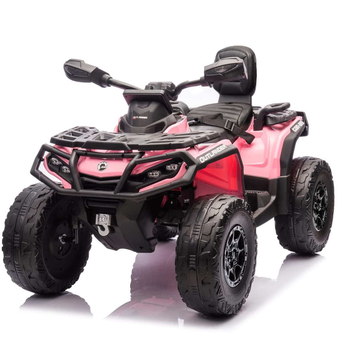 CAN-AM Outlander 24V Kinder Quad 2-Persoons Roze