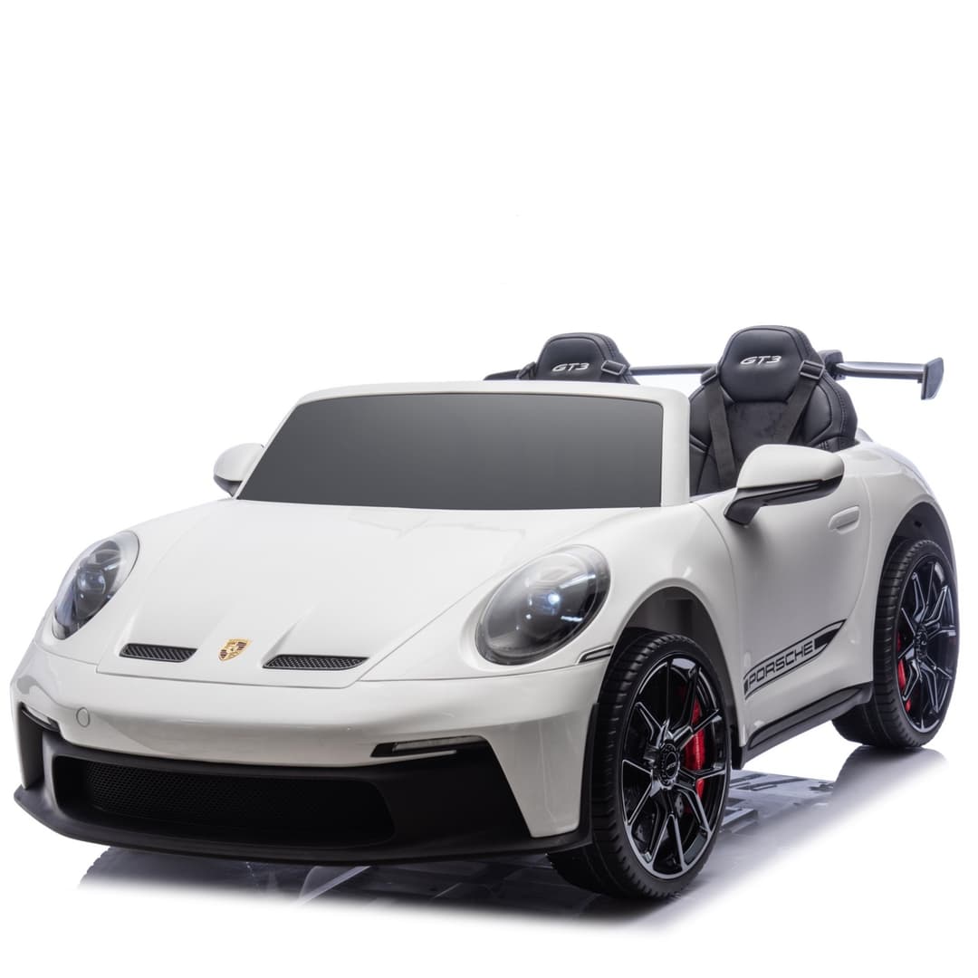 Porsche 911 GT3 24V 2-persoons kinderauto Wit