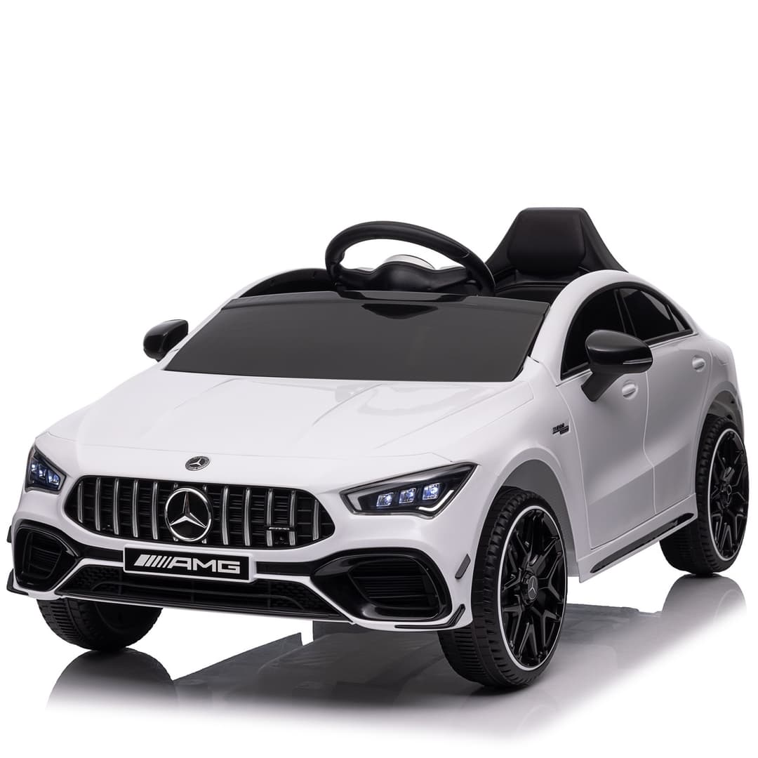 Mercedes CLA45 AMG 12V Kinderauto Wit