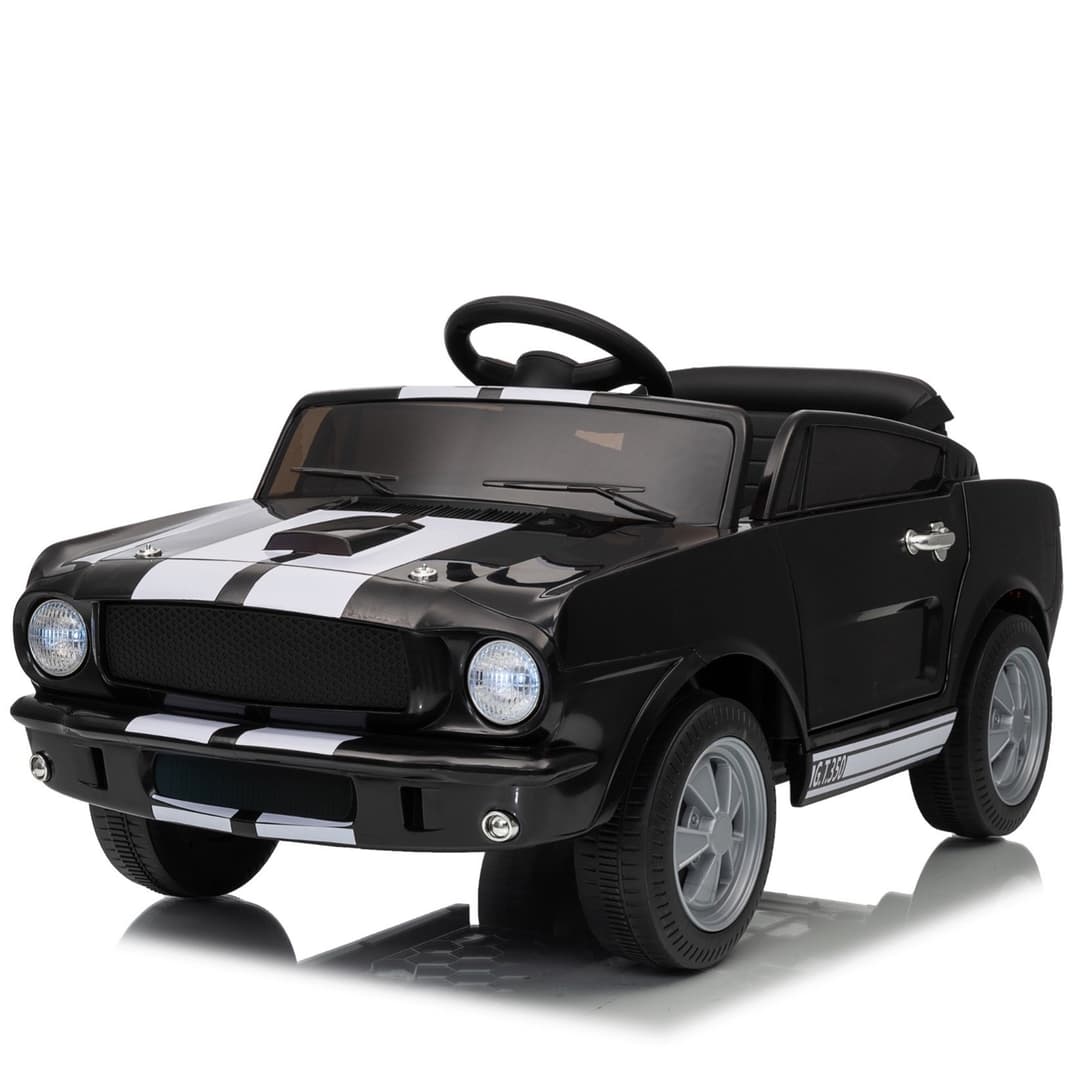 Shelby GT350 12V kinderauto Zwart