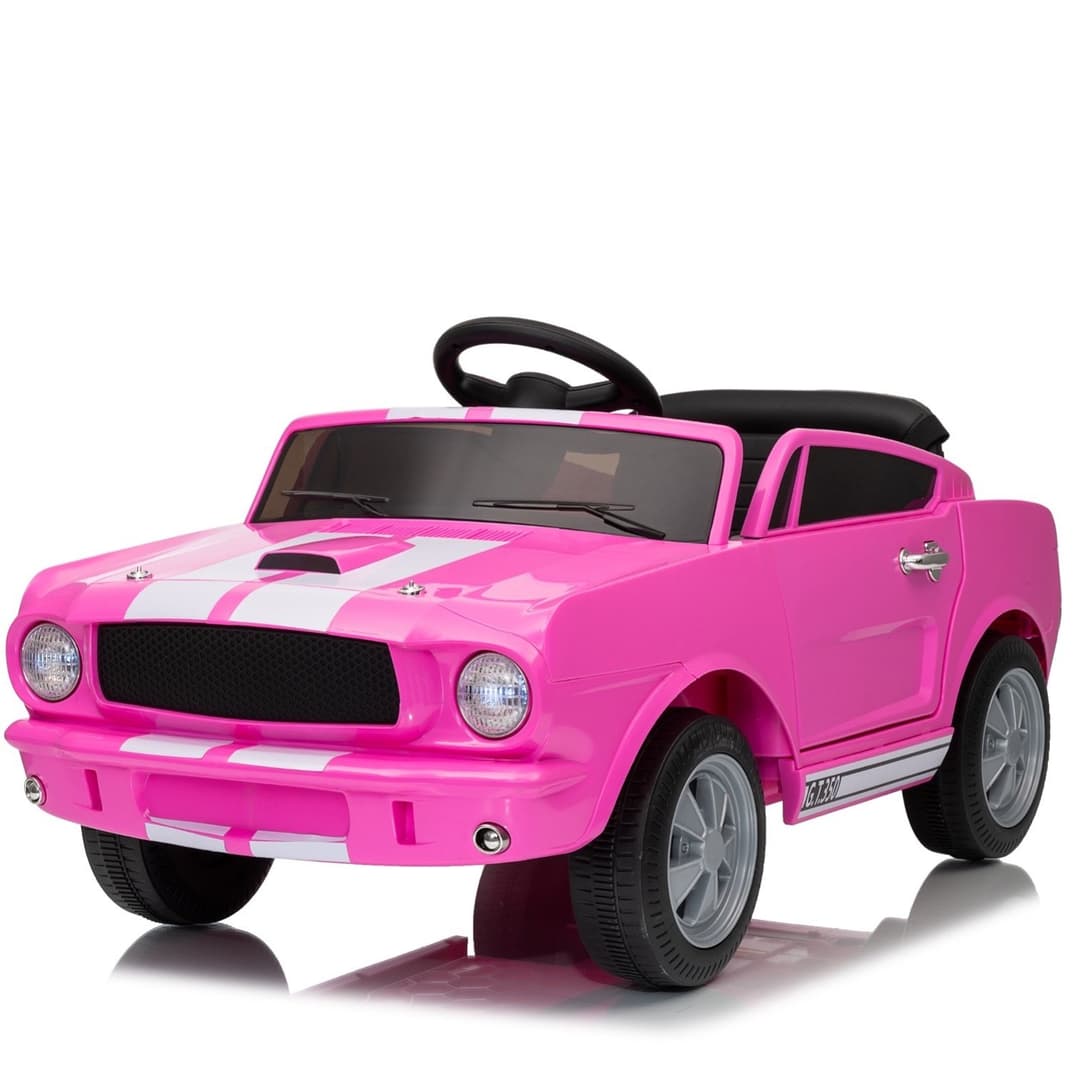 Shelby GT350 12V kinderauto Roze