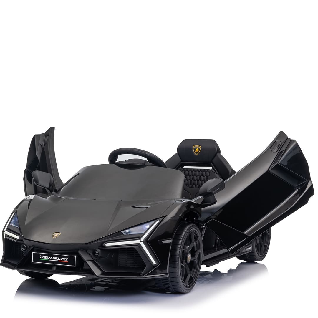 Lamborghini Revuelto 12V Kinderauto Zwart