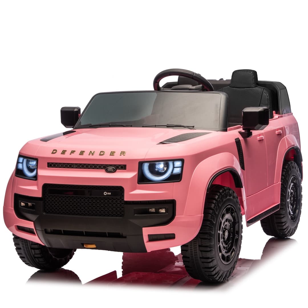 Land Rover Defender 24V 2 persoons kinderauto Roze